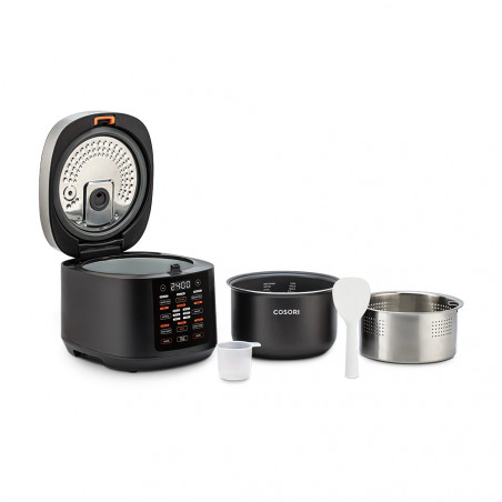 Πολυκουζινάκι αργού μαγειρέματος Cosori CRC-R501-KEU, 970 W, 5 λίτρα, 17 προγράμματα, χρονοδιακόπτης, καθυστέρηση έναρξης, μαύρο