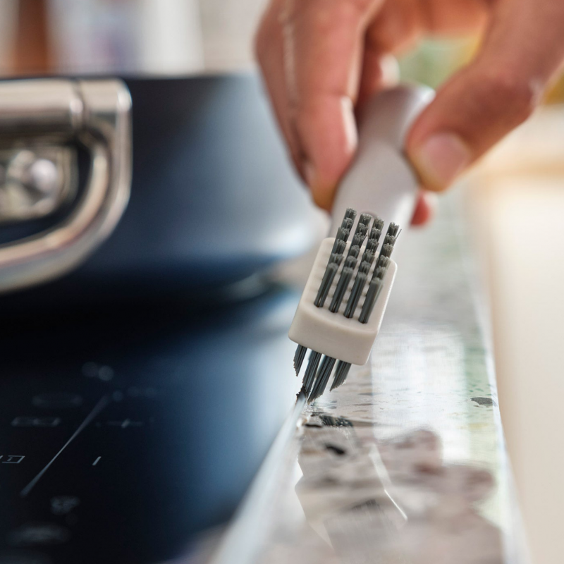 Βούρτσα καθαρισμού πλακιδίων Joseph Joseph CleanTech™ 6500021, 18x5x3 εκ., 2 είδη ινών, Μπεζ