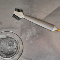 Βούρτσα καθαρισμού πλακιδίων Joseph Joseph CleanTech™ 6500021, 18x5x3 εκ., 2 είδη ινών, Μπεζ