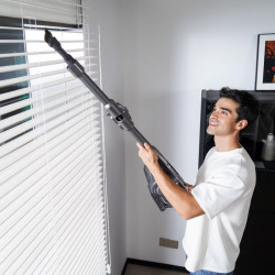 Κάθετη ηλεκτρική σκούπα Jimmy H11 Pro, 600 W, 260 AW, 0,6 λίτρα, Αισθητήρας σκόνης, Πτυσσόμενη, Αυτονομία 90 λεπτών, Οθόνη LED, Μαύρο/Γκρι