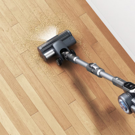 Κάθετη ηλεκτρική σκούπα Jimmy H11 Pro, 600 W, 260 AW, 0,6 λίτρα, Αισθητήρας σκόνης, Πτυσσόμενη, Αυτονομία 90 λεπτών, Οθόνη LED, Μαύρο/Γκρι