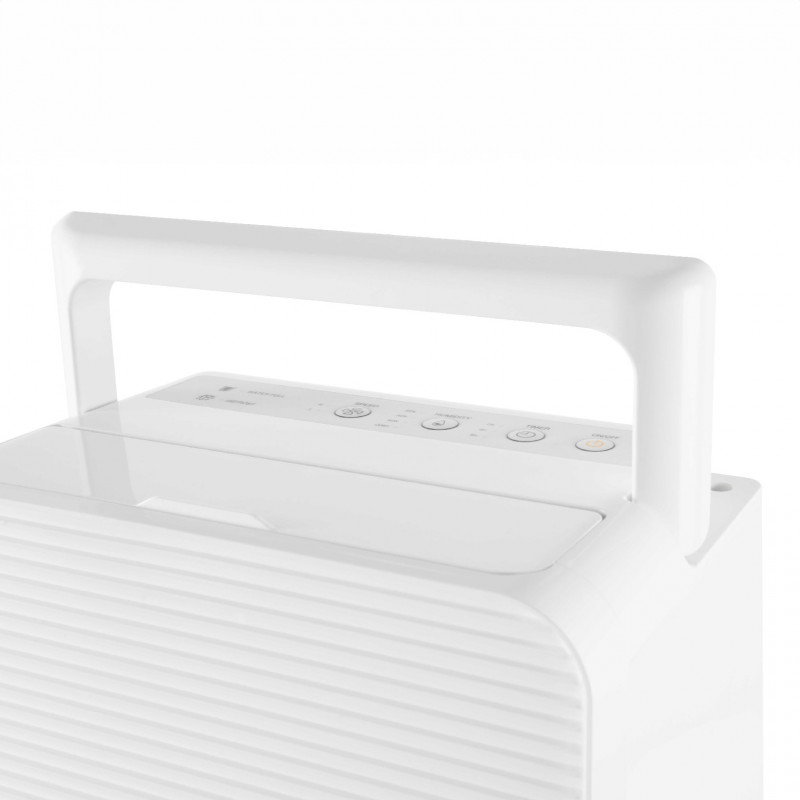 Απορροφητήρας υγρασίας για μπάνιο Woods MDK11, 2 ταχύτητες, έως 40 m², 108 m³, 2 λίτρα, 20 λίτρα/24 ώρες, υδροστάτης, 44 dB, IPX1, λευκό