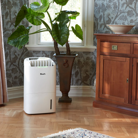 Απορροφητήρας υγρασίας και καθαριστής 2 σε 1 Wood's AD30G, 120 μ², 5 ταχύτητες, 4 λίτρα, 26 λίτρα/24 ώρες, υδροστάτης, 52 dB, IP21, λευκό