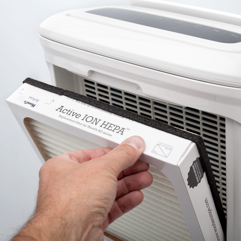 Απορροφητήρας υγρασίας και καθαριστής 2 σε 1 Wood's AD30G, 120 μ², 5 ταχύτητες, 4 λίτρα, 26 λίτρα/24 ώρες, υδροστάτης, 52 dB, IP21, λευκό