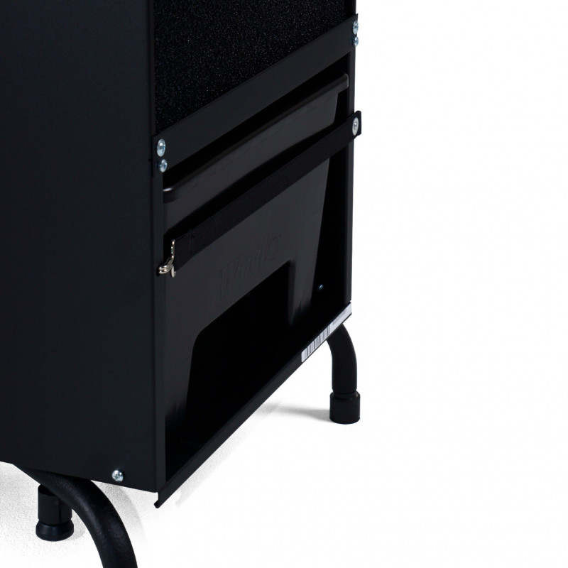 Επαγγελματικός αφυγραντήρας Woods WCD4 PRO, 230 τ.μ., 2 ταχύτητες, 11,4 λίτρα, 41 λίτρα/24 ώρες, υδροστάτης, λειτουργία έως +2 °C, λαβή και ρόδες, 60 dB, IPX1, μαύρος