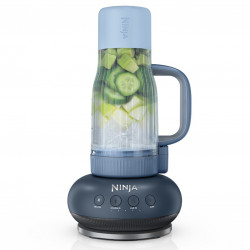 Φορητός μπλέντερ Ninja BlendBoss DB351EUCY, 1100 W, 710 ml, 3 προγράμματα, Auto-iQ, CrushBlade, Γκρι