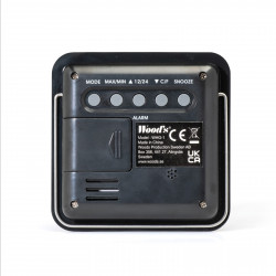 Υγρόμετρο Woods WHG1, 20-95% υγρασία, 0-50 °C, Λειτουργία ημερολογίου, Μαύρο