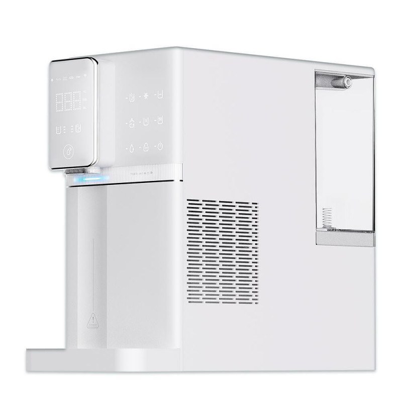 Διανομέας νερού ELIXIR Go 2, 2250 W, Θέρμανση 18 λ/ώρα, Ψύξη 3 λ/ώρα, 4-90 °C, Εγκαρνίωση, Φιλτράρισμα 34 σταδίων, Wi-Fi, Οθόνη αφής, Λευκό