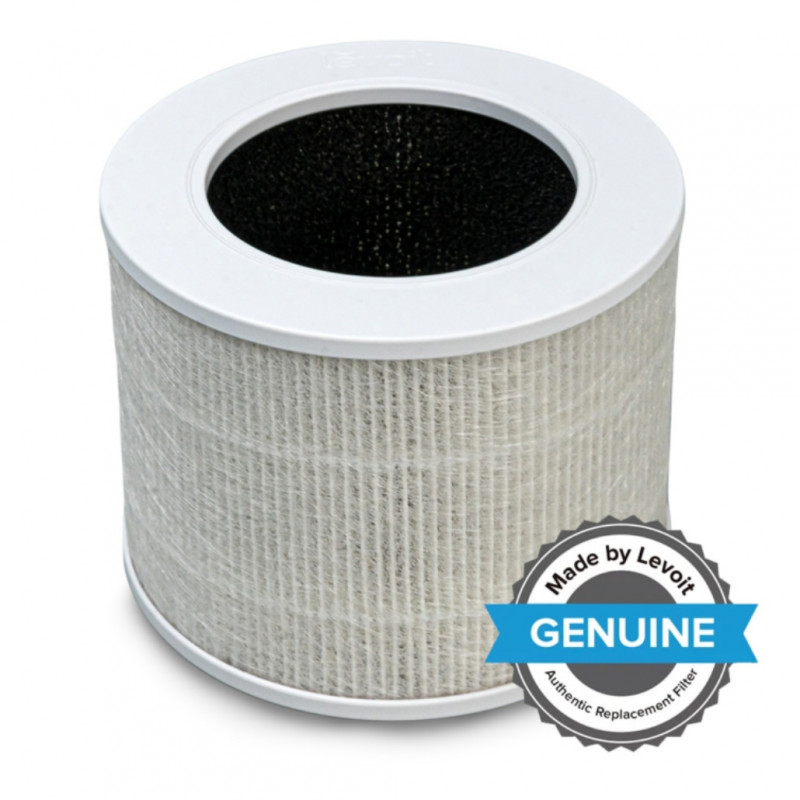 Ανταλλακτικό φίλτρο για τον καθαριστή αέρα Levoit Core Mini, 1 τεμ., τριπλή φιλτράρισμα, HEPA, Λευκό