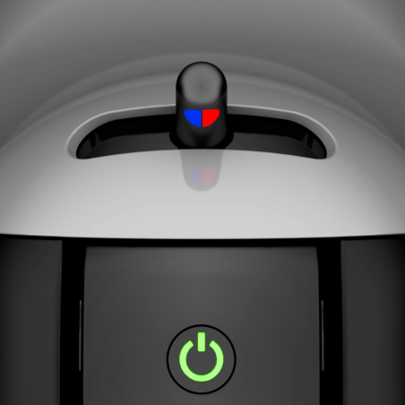 Μηχανή εσπρέσο Krups KP123B10 NDG MINI ME, 1500 W, 15 bar, 0,8 λίτρα, Συμβατή με κάψουλες NESCAFÉ® Dolce Gusto®, Λειτουργία XL, ECO, Γκρι