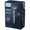 Ηλεκτρική ξυριστική μηχανή Philips Shaver Series 5000 S5887/10, 9 W, 60 λεπτά, Χρήση σε στεγνό ή βρεγμένο δέρμα, Ενσωματωμένο τρίμερ, SkinIQ, PowerAdapt, Κεφαλές 360°, Αυτοακονιζόμενες λεπίδες, Γκρι ανθρακί