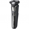 Ηλεκτρική ξυριστική μηχανή Philips Shaver Series 5000 S5887/10, 9 W, 60 λεπτά, Χρήση σε στεγνό ή βρεγμένο δέρμα, Ενσωματωμένο τρίμερ, SkinIQ, PowerAdapt, Κεφαλές 360°, Αυτοακονιζόμενες λεπίδες, Γκρι ανθρακί