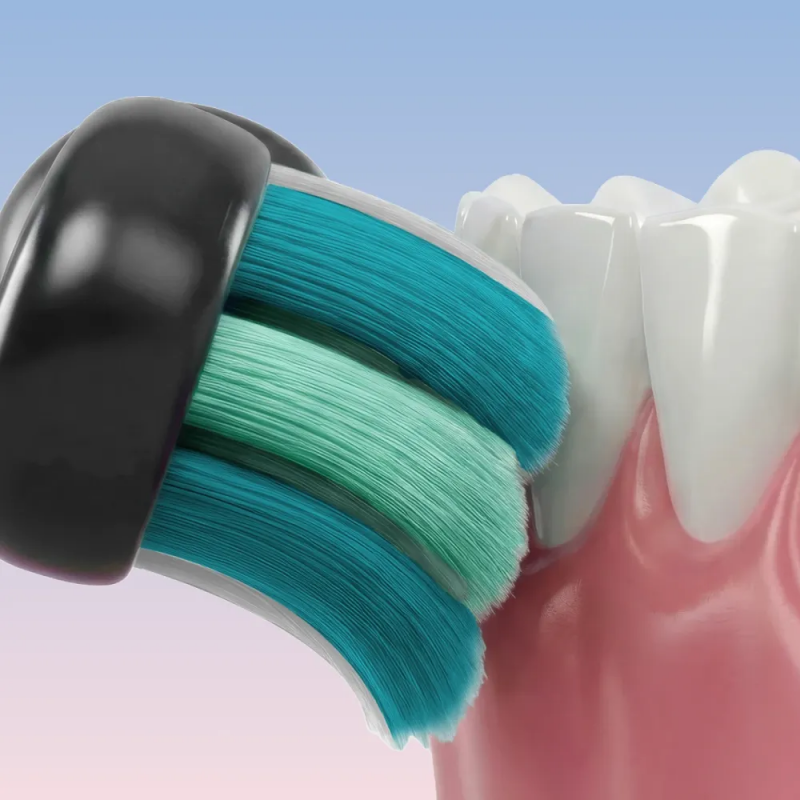 Ηλεκτρική οδοντόβουρτσα AENO ADB0010G, 5W, DuPont™, χρονοδιακόπτης, 5 λειτουργίες, 90 ημέρες με μία φόρτιση, γκρι