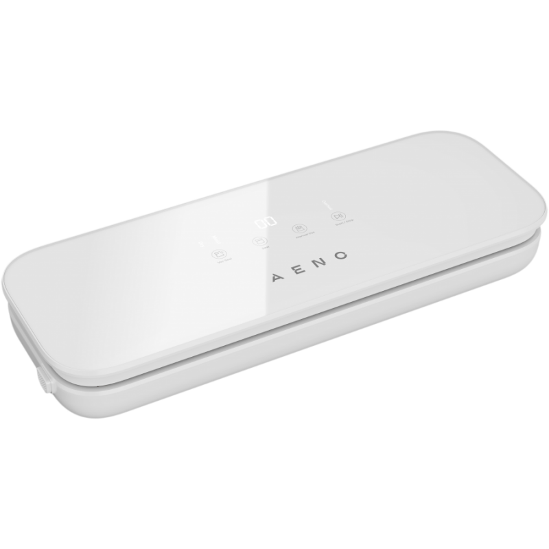 Συσκευή κενού για τρόφιμα AENO AVS0004W, 70 kPa, 4 λειτουργίες, Πλάτος σακούλας έως 30 cm, Αυτόματη λειτουργία, Stop, LED, Λευκό