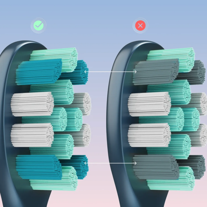 Ηλεκτρική οδοντόβουρτσα AENO ADB0010N, 5W, DuPont™, χρονοδιακόπτης, 5 λειτουργίες, 90 ημέρες με μία φόρτιση, μπλε