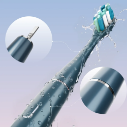 Ηλεκτρική οδοντόβουρτσα AENO ADB0010N, 5W, DuPont™, χρονοδιακόπτης, 5 λειτουργίες, 90 ημέρες με μία φόρτιση, μπλε