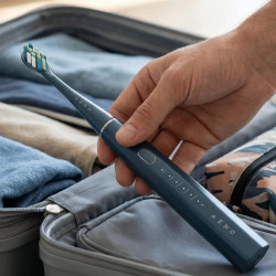 Ηλεκτρική οδοντόβουρτσα AENO ADB0010N, 5W, DuPont™, χρονοδιακόπτης, 5 λειτουργίες, 90 ημέρες με μία φόρτιση, μπλε