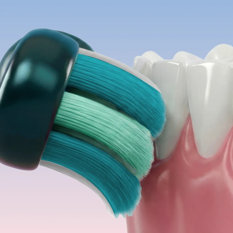 Ηλεκτρική οδοντόβουρτσα AENO ADB0010N, 5W, DuPont™, χρονοδιακόπτης, 5 λειτουργίες, 90 ημέρες με μία φόρτιση, μπλε