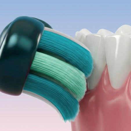 Ηλεκτρική οδοντόβουρτσα AENO ADB0010N, 5W, DuPont™, χρονοδιακόπτης, 5 λειτουργίες, 90 ημέρες με μία φόρτιση, μπλε