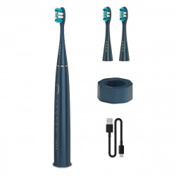 Ηλεκτρική οδοντόβουρτσα AENO ADB0010N, 5W, DuPont™, χρονοδιακόπτης, 5 λειτουργίες, 90 ημέρες με μία φόρτιση, μπλε