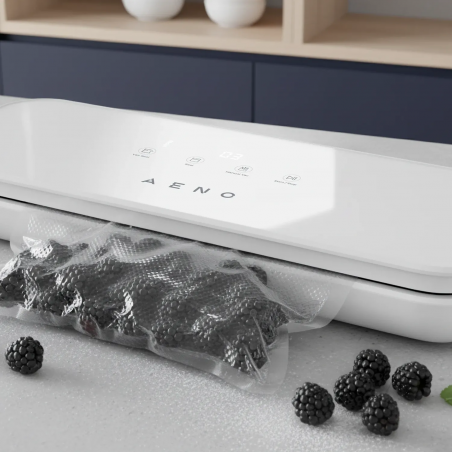 Συσκευή κενού για τρόφιμα AENO AVS0004W, 70 kPa, 4 λειτουργίες, Πλάτος σακούλας έως 30 cm, Αυτόματη λειτουργία, Stop, LED, Λευκό