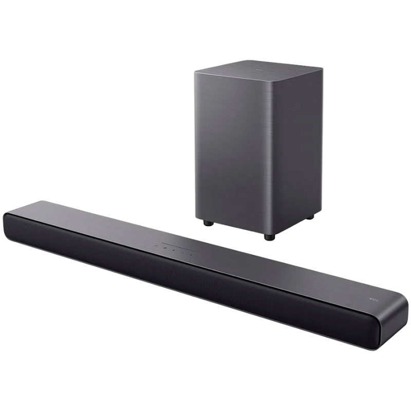 Ηχομπάρα TCL S55HE, 220 W, 81 cm, Dolby Atmos, AI Sonic-Adaptation, Hi-Fi, DTS Virtual X, Ασύρματη, Μαύρη