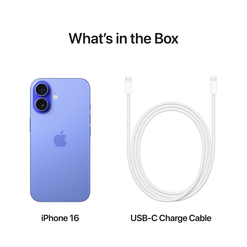 Smartphone Apple iPhone 16, 256 GB, 5G, Ultramarine