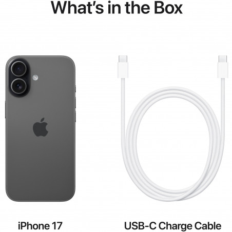 Smartphone Apple iPhone 17, 256 GB, 5G, Μαύρο