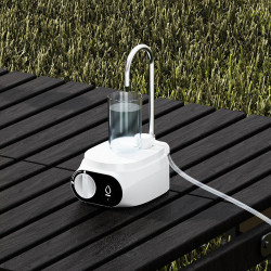 Αυτόματη κανάτα καθαρισμού νερού Elixir UP, 1,7 λίτρα, 2 λειτουργίες, σύνθετο φίλτρο Nano με στρώμα άνθρακα, εξαλείφει βακτήρια και ιούς, λευκό