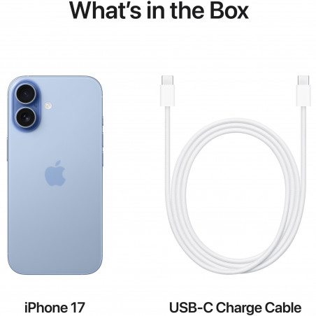 Smartphone Apple iPhone 17, 256 GB, 5G, Μπλε Ομίχλη