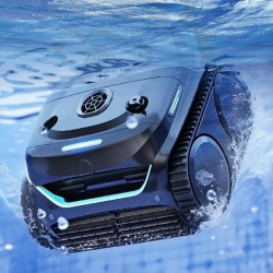 Ασύρματο ρομπότ πισίνας Wybot C2, 65 W, 180 λεπτά, 200 m², διπλή φιλτράρισμα, αυτόνομες λειτουργίες, μαύρο