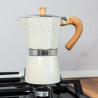 Κουβανέζικη καφετιέρα Bohmann BH 9306, 300 ml, 6 φλιτζάνια, Βαλβίδα ασφαλείας, Αλουμίνιο, Μπεζ