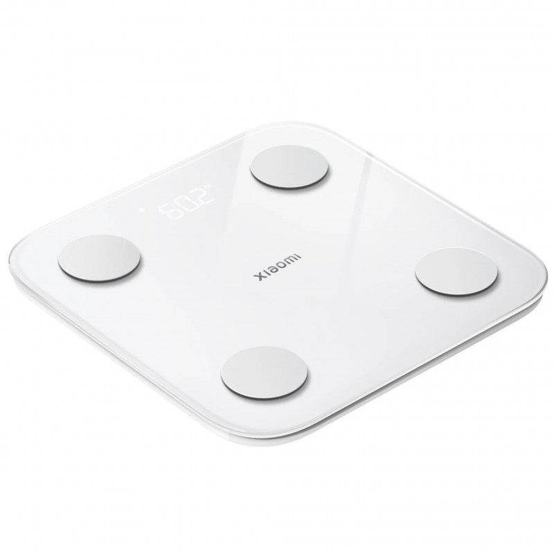 Ψηφιακή έξυπνη ζυγαριά Xiaomi Body Composition Scale S400, έως 150 κιλά, Bluetooth, μέτρηση καρδιακού ρυθμού, λειτουργία για μωρά, λευκό/γκρι