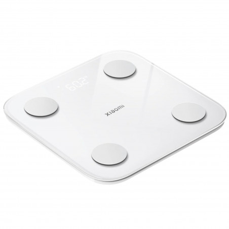 Ψηφιακή έξυπνη ζυγαριά Xiaomi Body Composition Scale S400, έως 150 κιλά, Bluetooth, μέτρηση καρδιακού ρυθμού, λειτουργία για μωρά, λευκό/γκρι