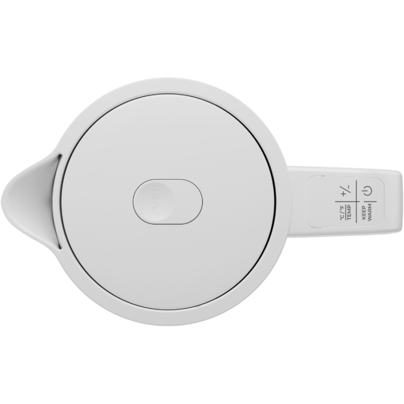 Ηλεκτρικός βραστήρας AENO AEK0005, 2200 W, 1,7 λίτρα, 40-100 °C, βάση 360°, STRIX, οθόνη LED, φίλτρο, λευκό