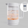 Ηλεκτρικός βραστήρας AENO AEK0005, 2200 W, 1,7 λίτρα, 40-100 °C, βάση 360°, STRIX, οθόνη LED, φίλτρο, λευκό