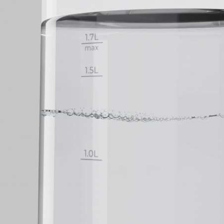 Ηλεκτρικός βραστήρας AENO AEK0005, 2200 W, 1,7 λίτρα, 40-100 °C, βάση 360°, STRIX, οθόνη LED, φίλτρο, λευκό