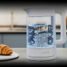 Ηλεκτρικός βραστήρας AENO AEK0005, 2200 W, 1,7 λίτρα, 40-100 °C, βάση 360°, STRIX, οθόνη LED, φίλτρο, λευκό
