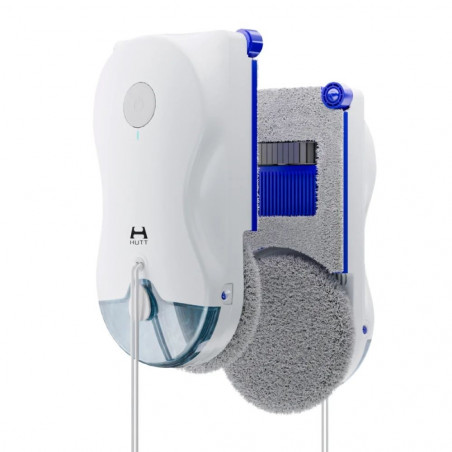 Ρομπότ καθαρισμού παραθύρων HUTT 10, 6500 Pa, 55 N, 60 m², NAM 7.0, UPS, Διπλά ακροφύσια, Λευκό