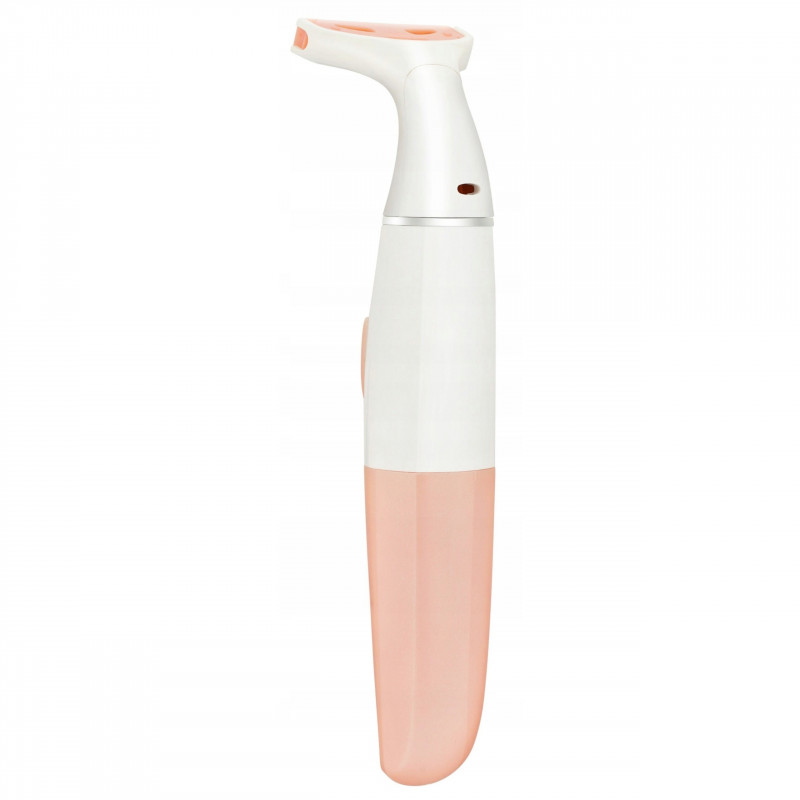 Ηλεκτρική ξυριστική μηχανή για το σώμα Skin Sense Epil, 60 λεπτά, Διπλή λεπίδα, 2 κεφαλές, Για ξηρή/υγρή χρήση, Λευκό/κοραλλί