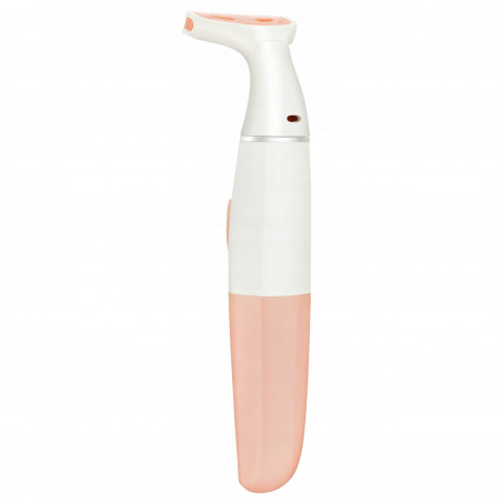 Ηλεκτρική ξυριστική μηχανή για το σώμα Skin Sense Epil, 60 λεπτά, Διπλή λεπίδα, 2 κεφαλές, Για ξηρή/υγρή χρήση, Λευκό/κοραλλί