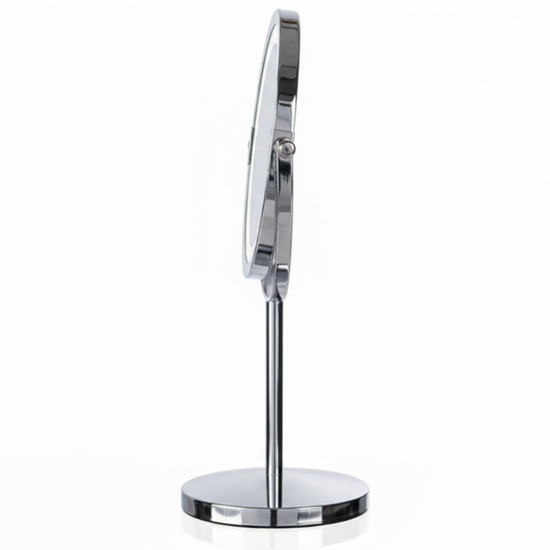 Καθρέφτης ομορφιάς Beautifly Looking Glass Light, 14,5 εκ., μεγέθυνση 10x, USB-C, LED, ρύθμιση 360°, ασημί