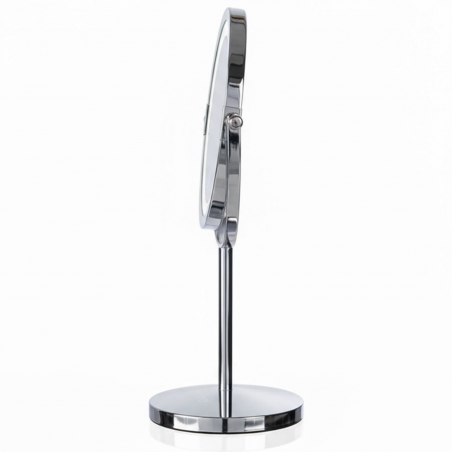 Καθρέφτης ομορφιάς Beautifly Looking Glass Light, 14,5 εκ., μεγέθυνση 10x, USB-C, LED, ρύθμιση 360°, ασημί