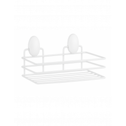 Ράφι μπάνιου Metalife DB-718, 24x11x9 εκ., 1 επίπεδο, Λευκό