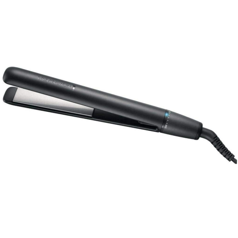Σίδερο μαλλιών Remington Ceramic Glide 230 S3700, κεραμική επίστρωση από τιτάνιο και τουρμαλίνη, 150-230 °C, 8 ρυθμίσεις θερμοκρασίας, LED, μαύρο