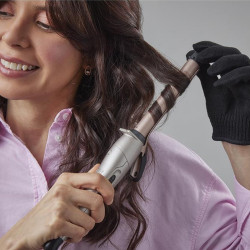 Σίδερο μαλλιών Remington Ci5318 Keratin Protect, κεραμική επίστρωση, 150-210 °C, εμπλουτισμένο με κερατίνη και αμυγδαλέλαιο, χρώμα μπρονζέ/ροζ χρυσό