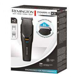 Μηχανή κουρέματος Remington HC3000 POWER X3, 45 λεπτά, κινητήρας V3, 0,5 mm - 2,4 cm, αυτοακονιζόμενες λεπίδες από ιαπωνικό ατσάλι, μαύρο