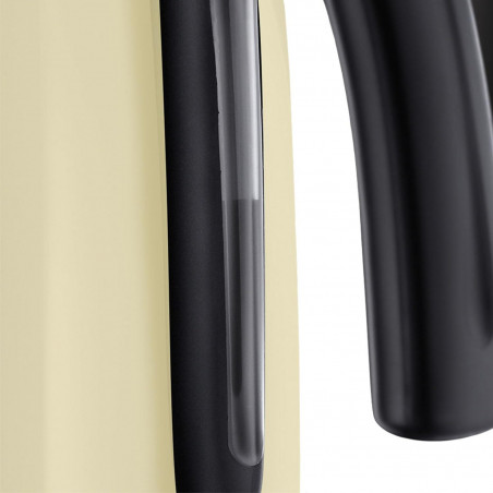 Ηλεκτρικός βραστήρας Russell Hobbs Colours Plus Classic Cream 20415‑70, 2400 W, 1,7 λίτρα, Γρήγορο βράσιμο, Κρυφή αντίσταση, Βάση 360°, Ένδειξη, Κρεμ