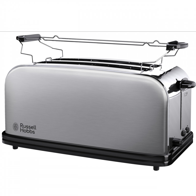 Τοστιέρα Russell Hobbs Adventure Oxford 21396-56, 1200 W, 2 φέτες, 1 θύρα, 6 επίπεδα ψησίματος, Δίσκος για ψίχουλα, Ανοξείδωτο