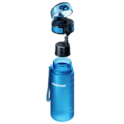 Φιάλη νερού με φίλτρο Aquaphor City 160026, 350 ml, Tritan, Ενεργός άνθρακας, Aqualen, Κάλυμμα με κλείδωμα, Μπλε